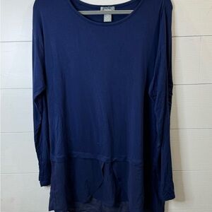 Navy Blue Women's Top